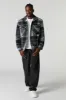 Sherpa Lined Plaid Flannel Shacket sold by Urban Planet