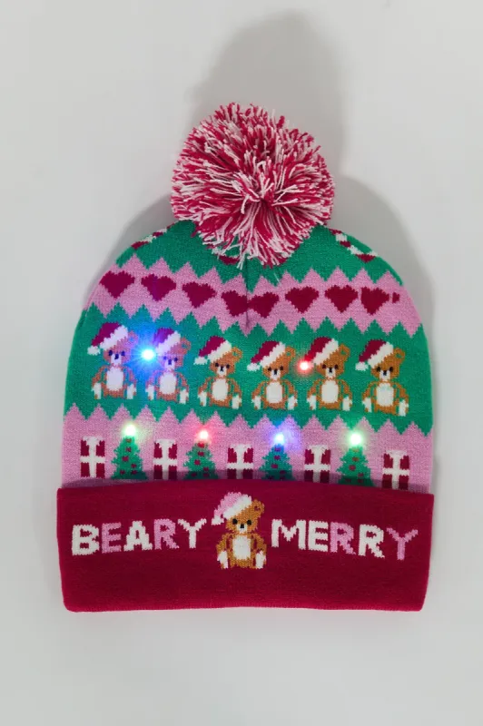 Christmas Light Up Beanie sold by Urban Planet
