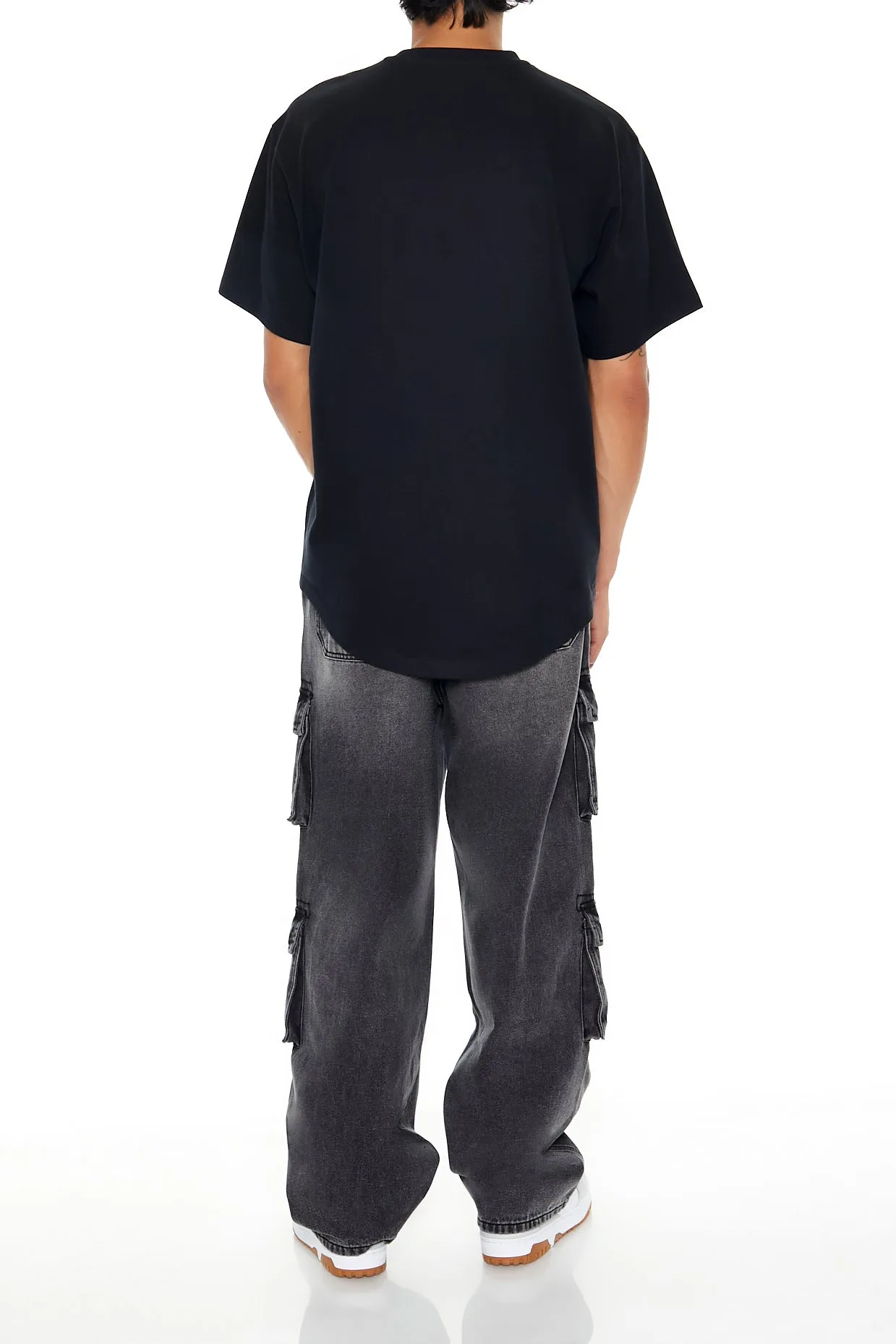 Drawstring Straight Leg Cargo Jean sold by Urban Planet product image thumbnail 3