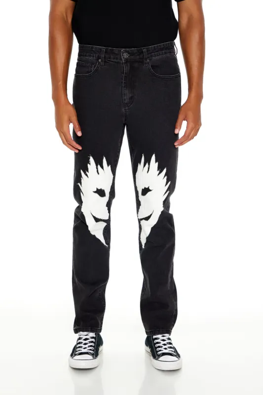 Split Face Slim Fit Jean sold by Urban Planet