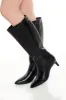 Faux Leather Pointed Stiletto Boot sold by Urban Planet