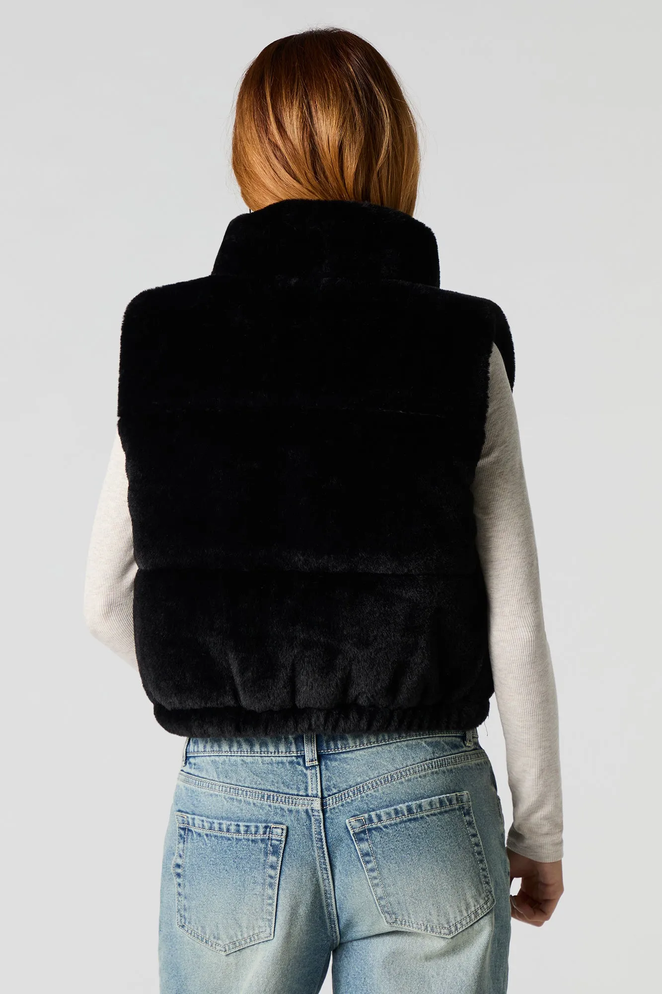 Gilet matelassé en similifourrure sold by Urban Planet product image thumbnail 5