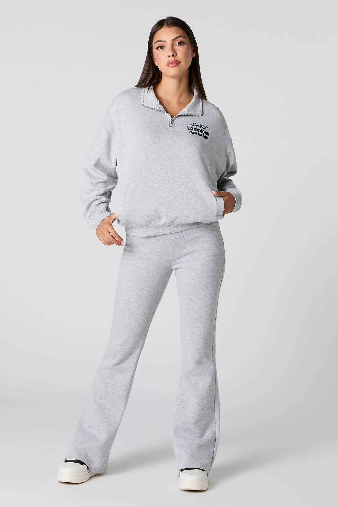 City Graphic Quarter Zip Sweatshirt sold by Urban Planet product image thumbnail 3