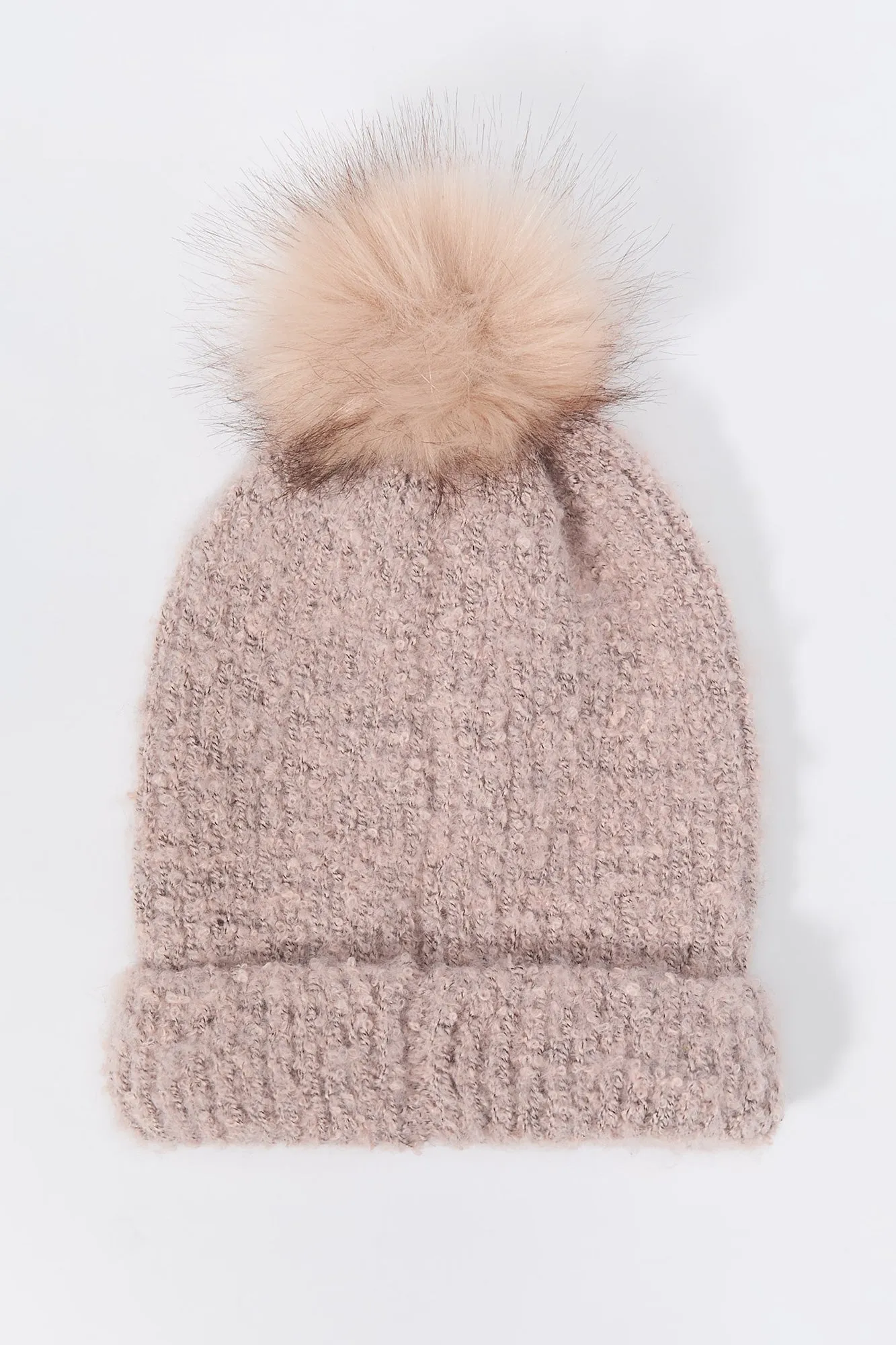 Pearl Knit Beanie with Pom Pom sold by Urban Planet product image thumbnail 2