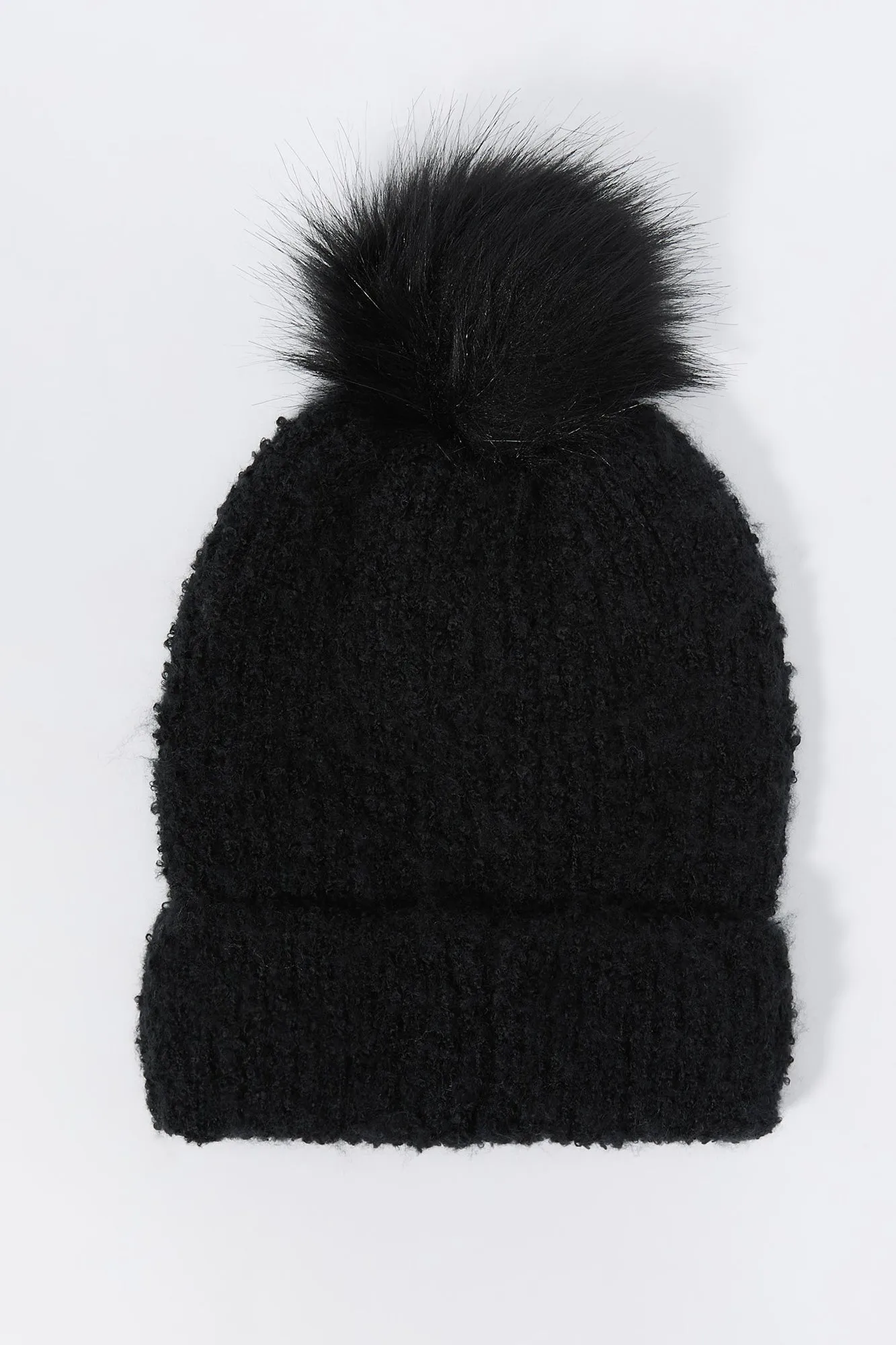Pearl Knit Beanie with Pom Pom sold by Urban Planet product image thumbnail 4
