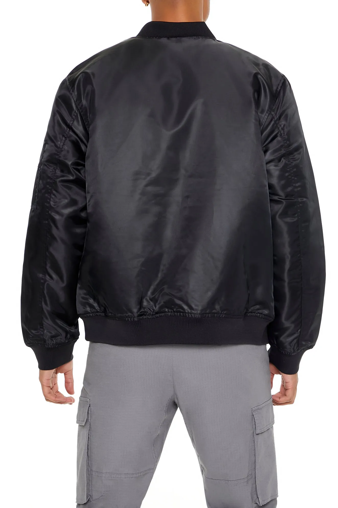 Blouson aviateur avec empiècement 84 en chenille sold by Urban Planet product image thumbnail 3