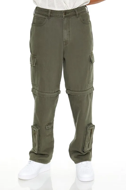 Convertible Mid Rise Straight Leg Cargo Pant sold by Urban Planet