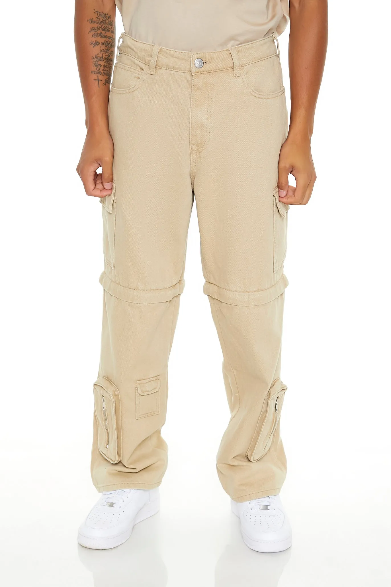 Pantalon cargo mi-taille à jambe droite convertible sold by Urban Planet product image thumbnail 5