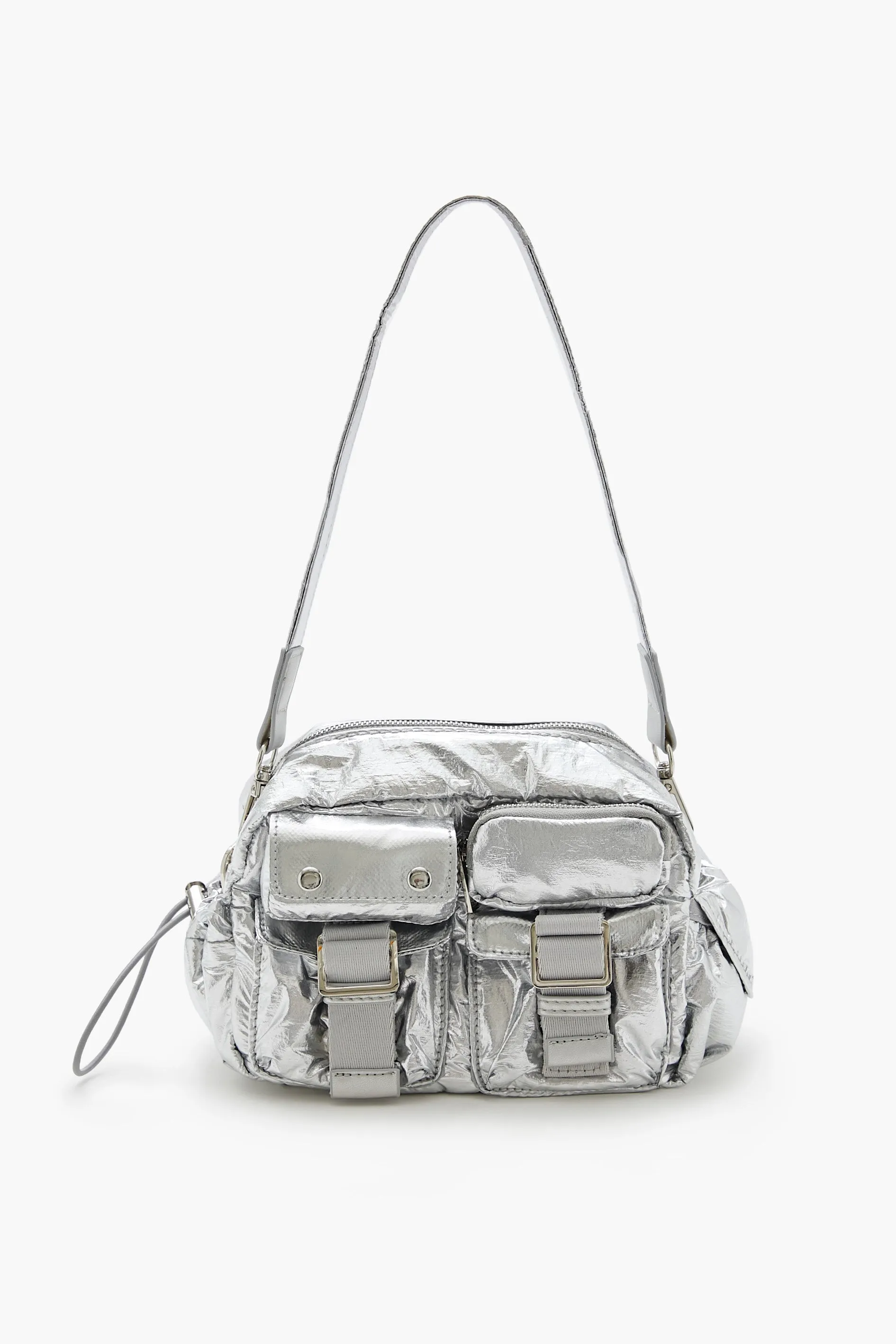 Metallic Pocket Shoulder Bag sold by Urban Planet