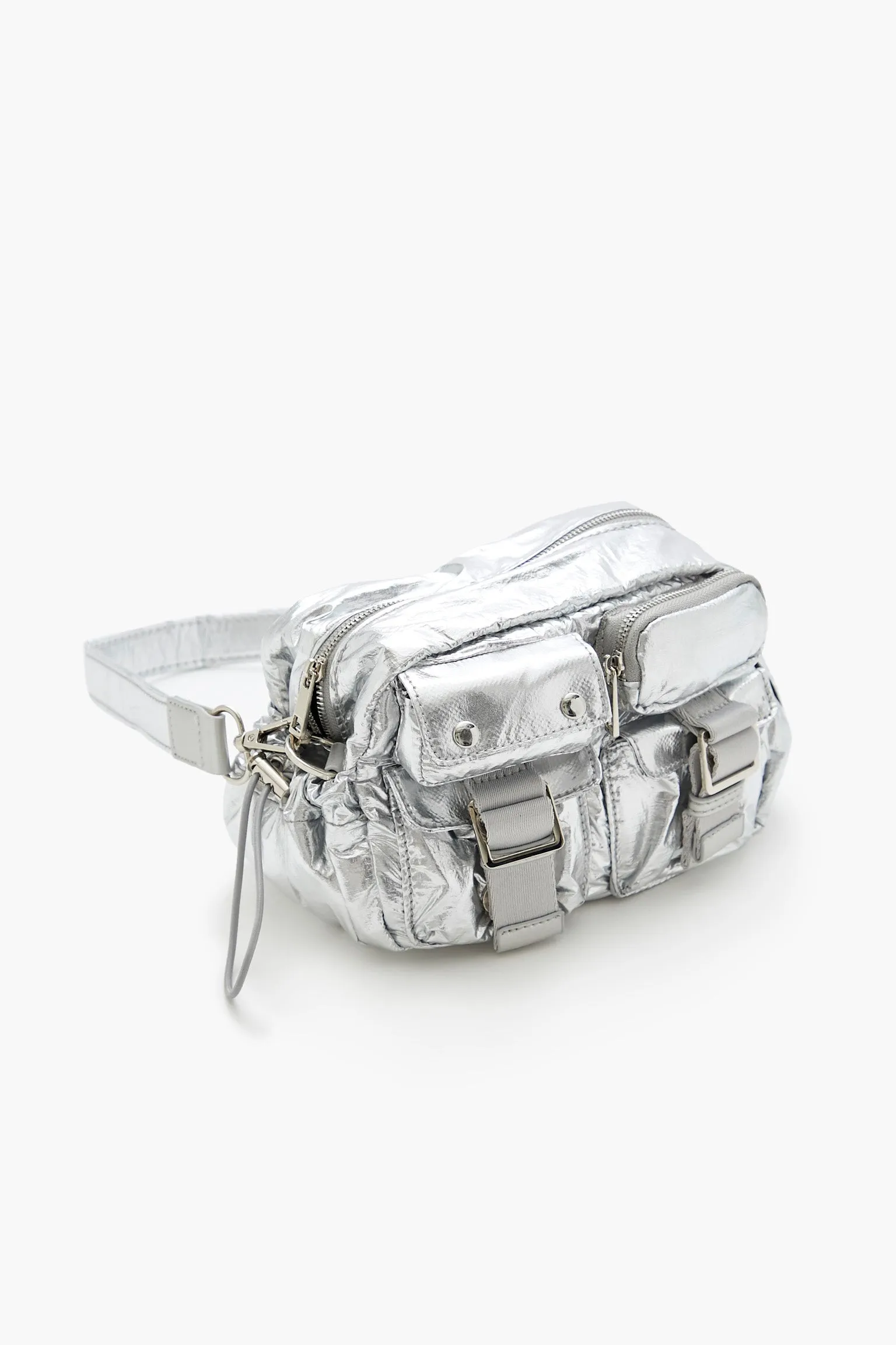Metallic Pocket Shoulder Bag sold by Urban Planet product image thumbnail 3