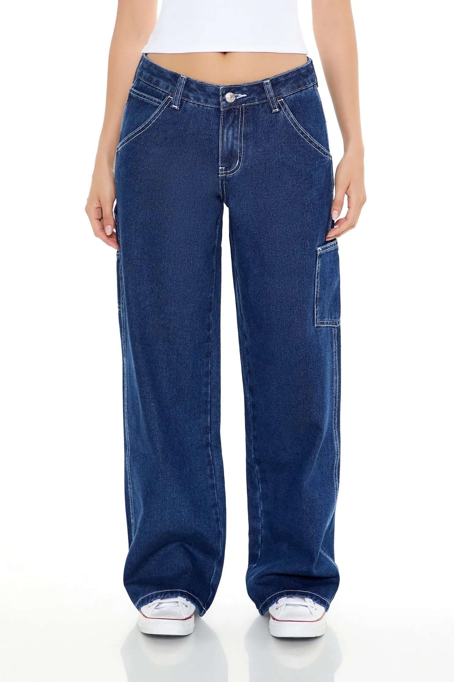 Star Embroidered Carpenter Jean sold by Urban Planet product image thumbnail 2