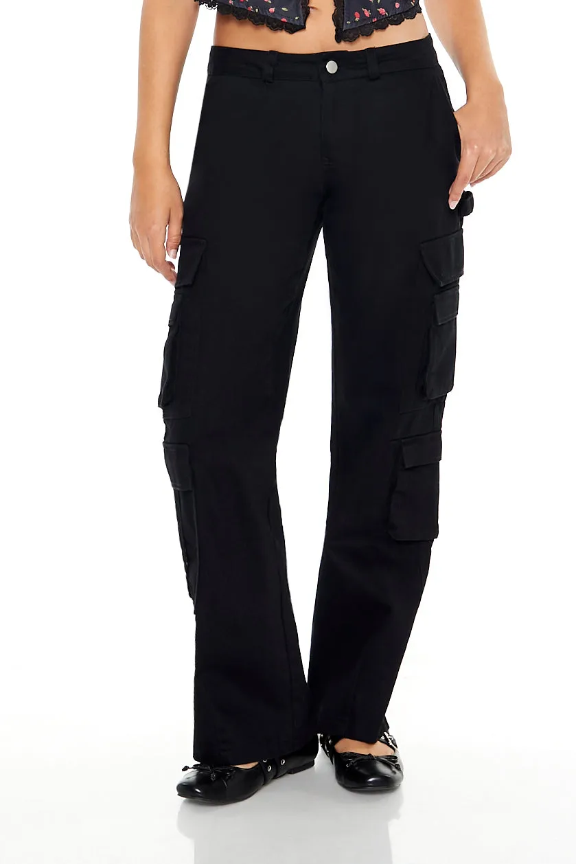 Pantalon cargo avec poches multiples à taille basse sold by Urban Planet product image thumbnail 2