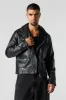 Faux Leather Biker Jacket sold by Urban Planet