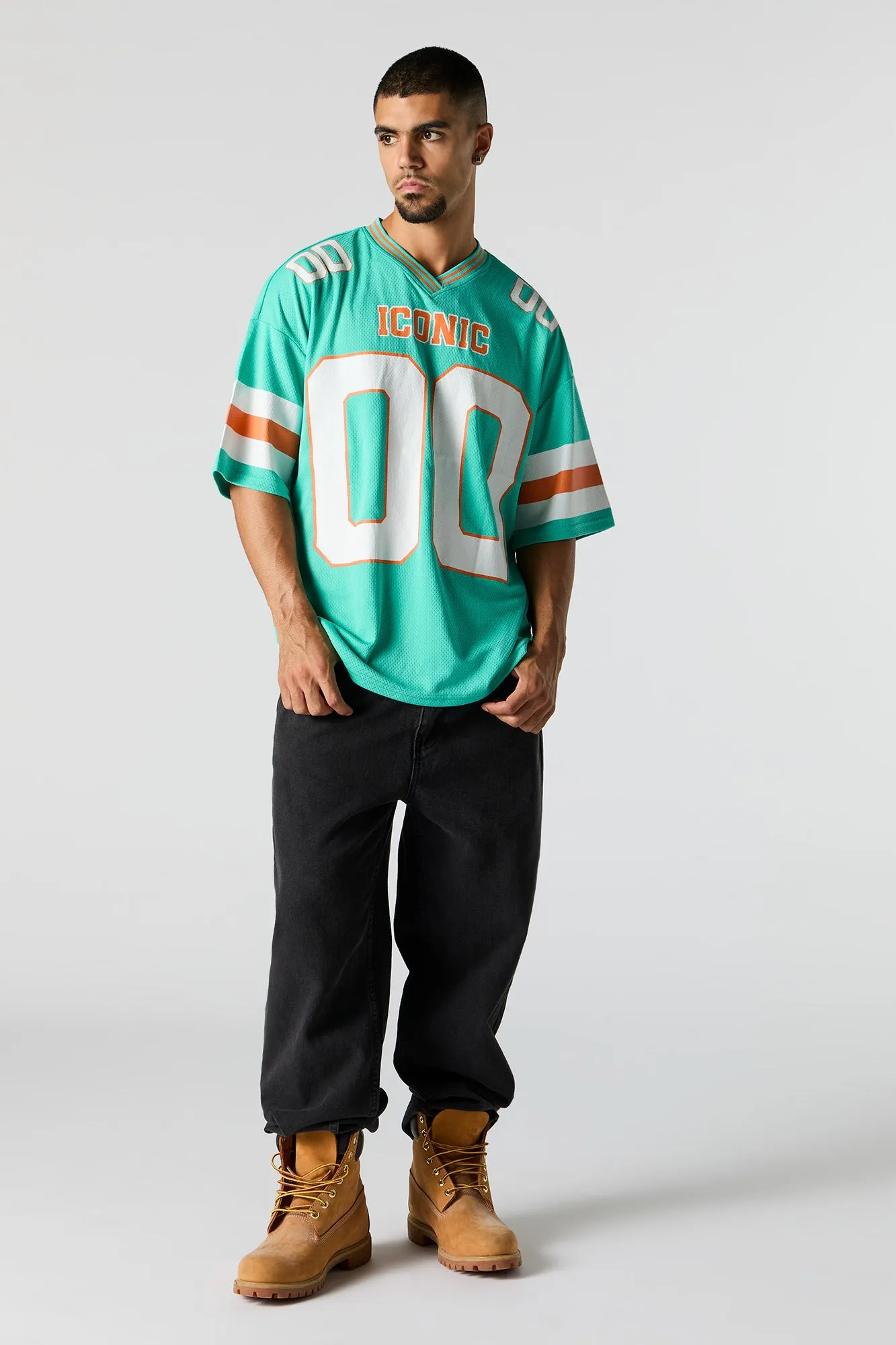 Graphic Mesh Football Jersey sold by Urban Planet product image thumbnail 2