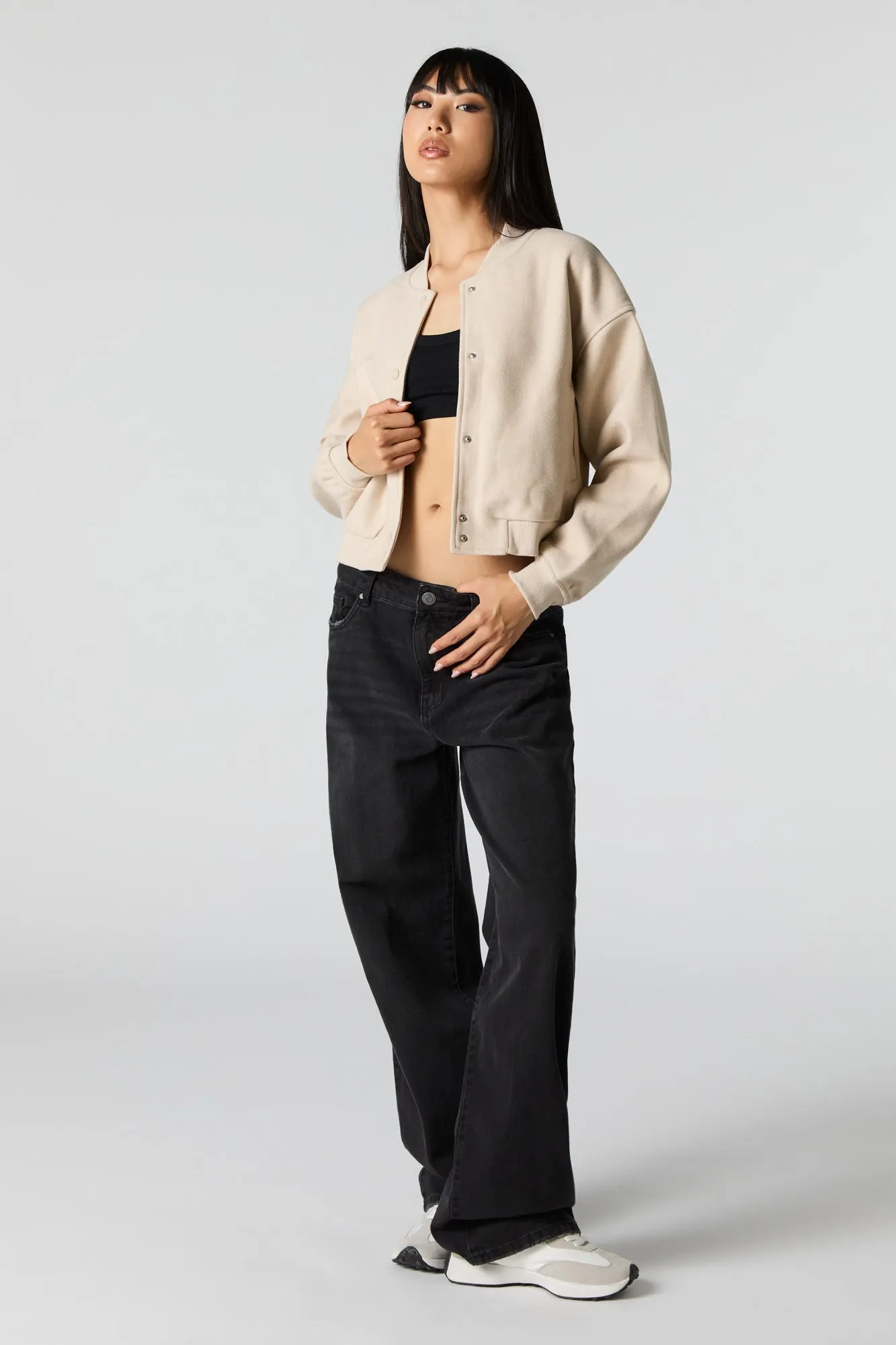 Blouson aviateur en laine sold by Urban Planet product image thumbnail 3