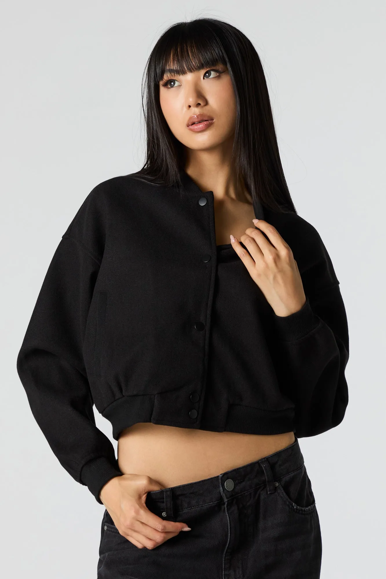 Blouson aviateur en laine sold by Urban Planet product image thumbnail 4