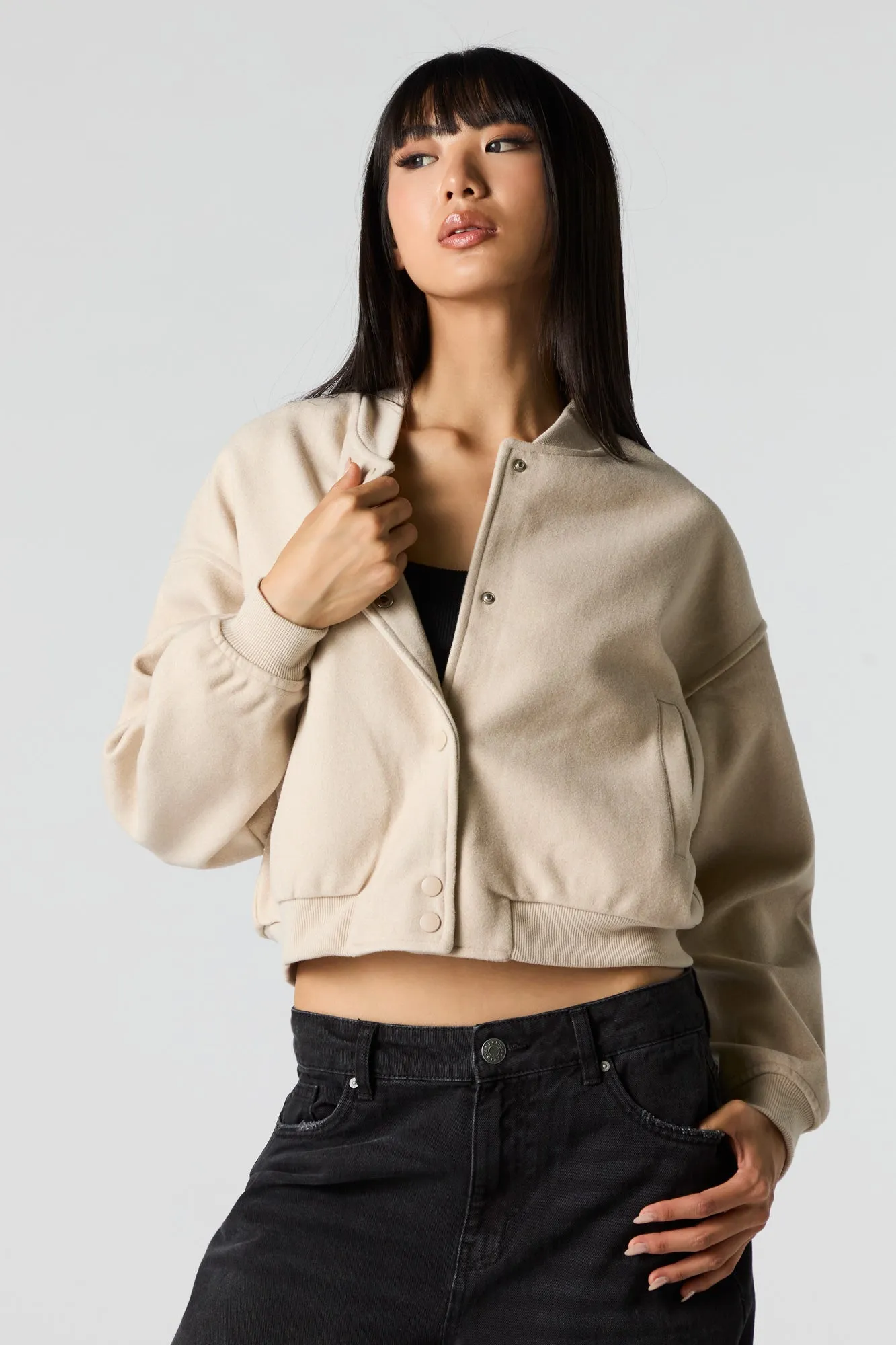Blouson aviateur en laine sold by Urban Planet