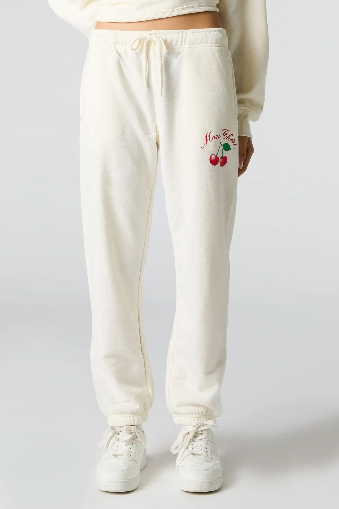 Cutesy Graphic Fleece Jogger sold by Urban Planet product image thumbnail 3