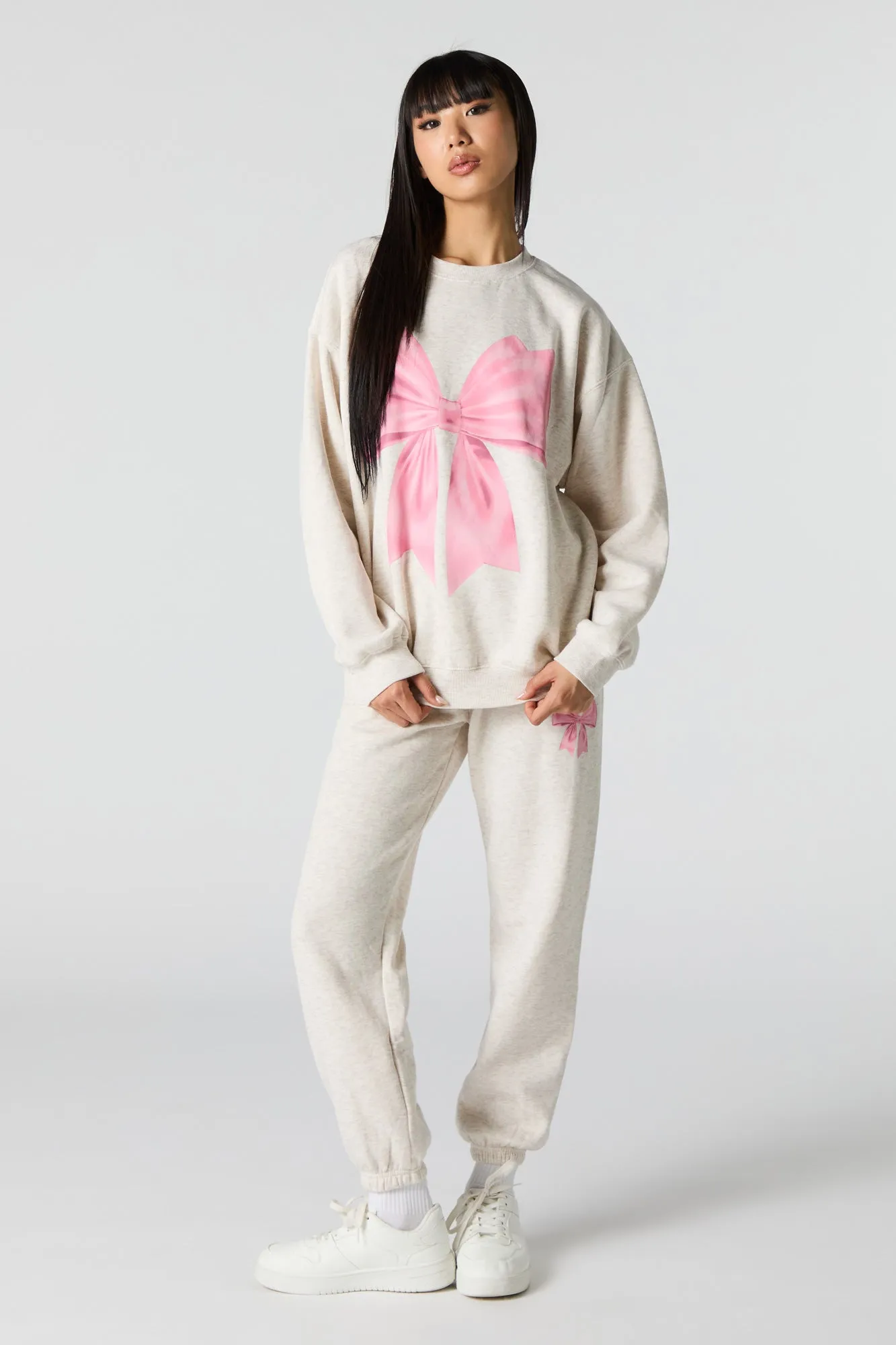 Cutesy Graphic Fleece Sweatshirt sold by Urban Planet product image thumbnail 4