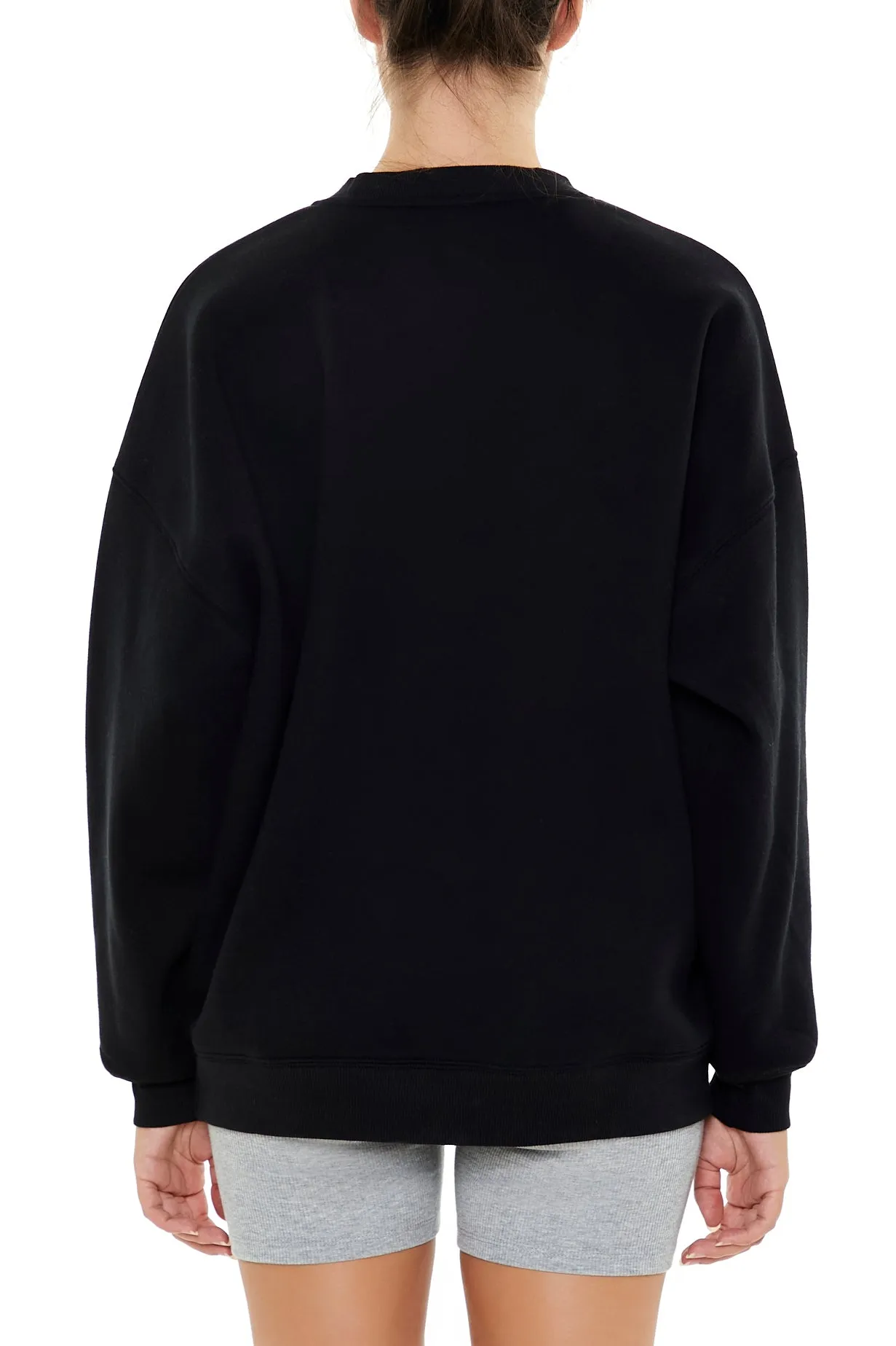 Newport Embroidered Fleece Sweatshirt sold by Urban Planet product image thumbnail 3