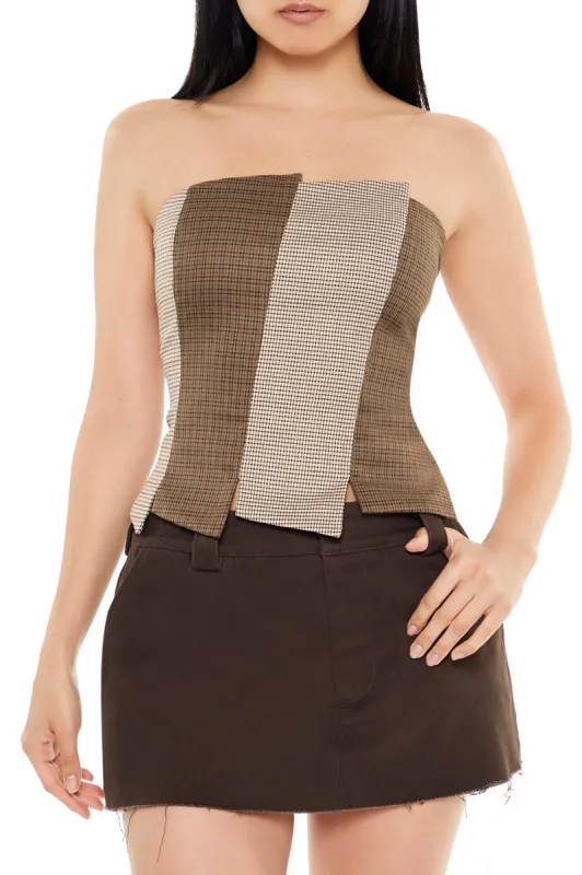 Haut tubulaire récupéré avec empiècements made by Forever 21