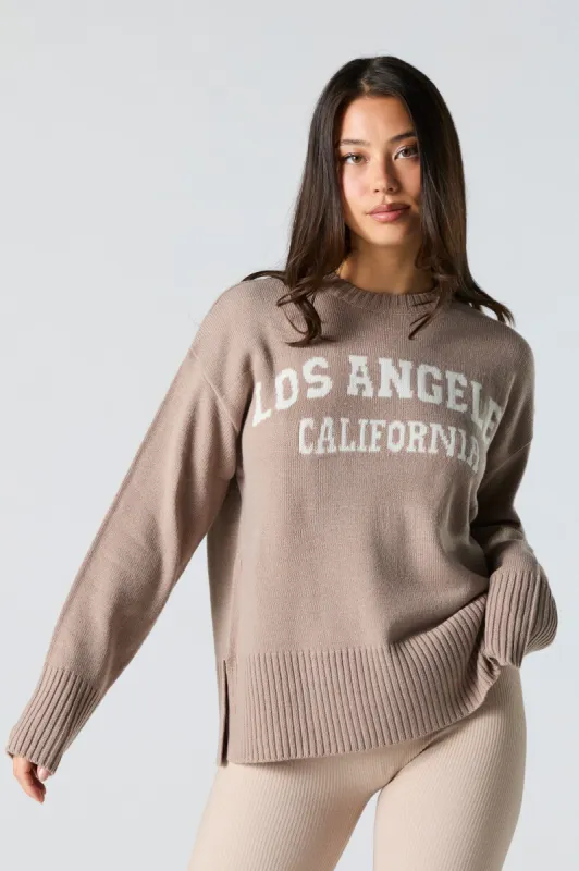 City Jacquard Knit Sweater sold by Urban Planet