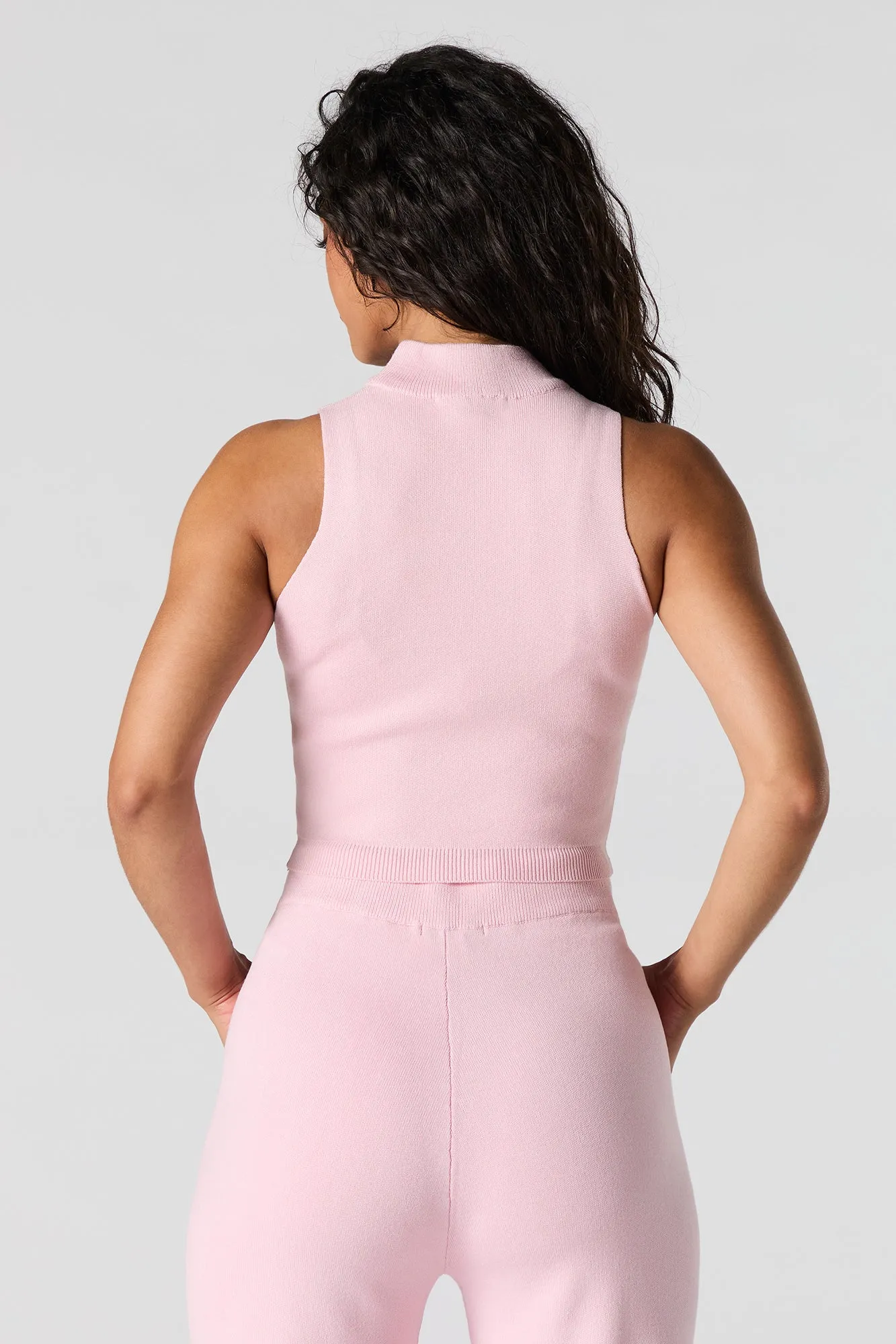 Knit Mock Neck Tank sold by Urban Planet product image thumbnail 2