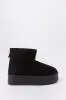 Platform Faux Fur Lined Booties sold by Urban Planet