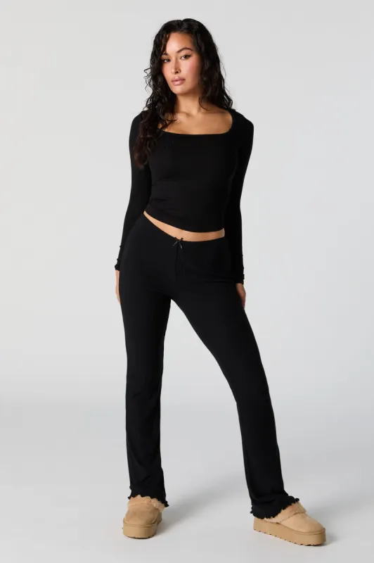 Legging à jambe évasée côtelé sold by Urban Planet