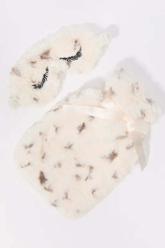 Ensemble-cadeau avec étui en peluche pour bouillotte et masque pour les yeux (2 unités) sold by Urban Planet