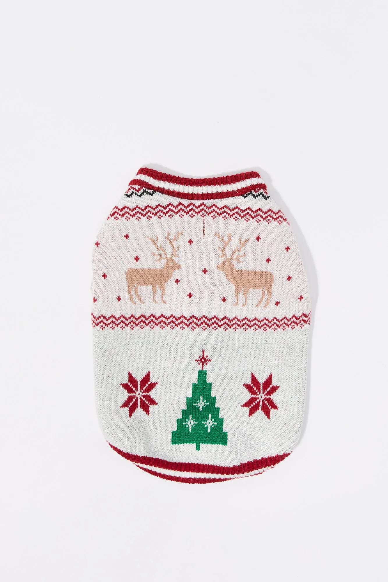 Cardigan de Noël en jersey jacquard pour animal de compagnie sold by Urban Planet product image thumbnail 2