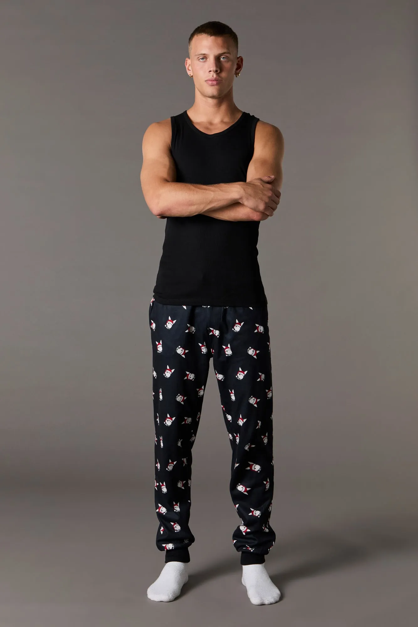 Jogger de pyjama de Noël à imprimé Playboy sold by Urban Planet product image thumbnail 2