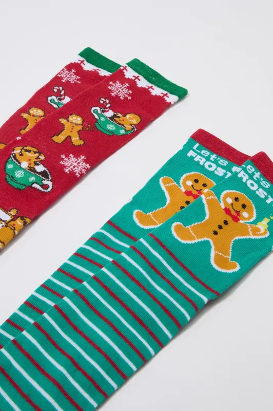 Christmas Crew Socks (2 Pack) sold by Urban Planet