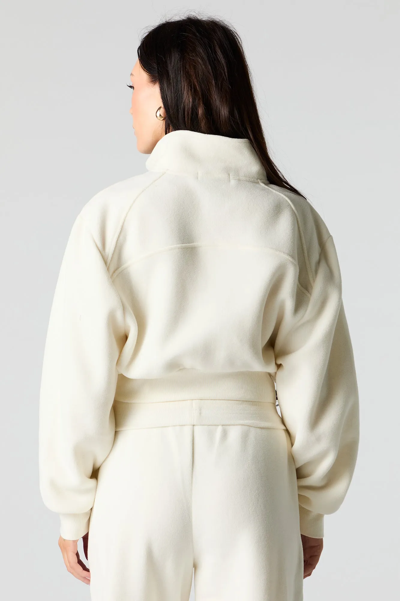 Active Polar Fleece Zip-Up Sweatshirt sold by Urban Planet product image thumbnail 2