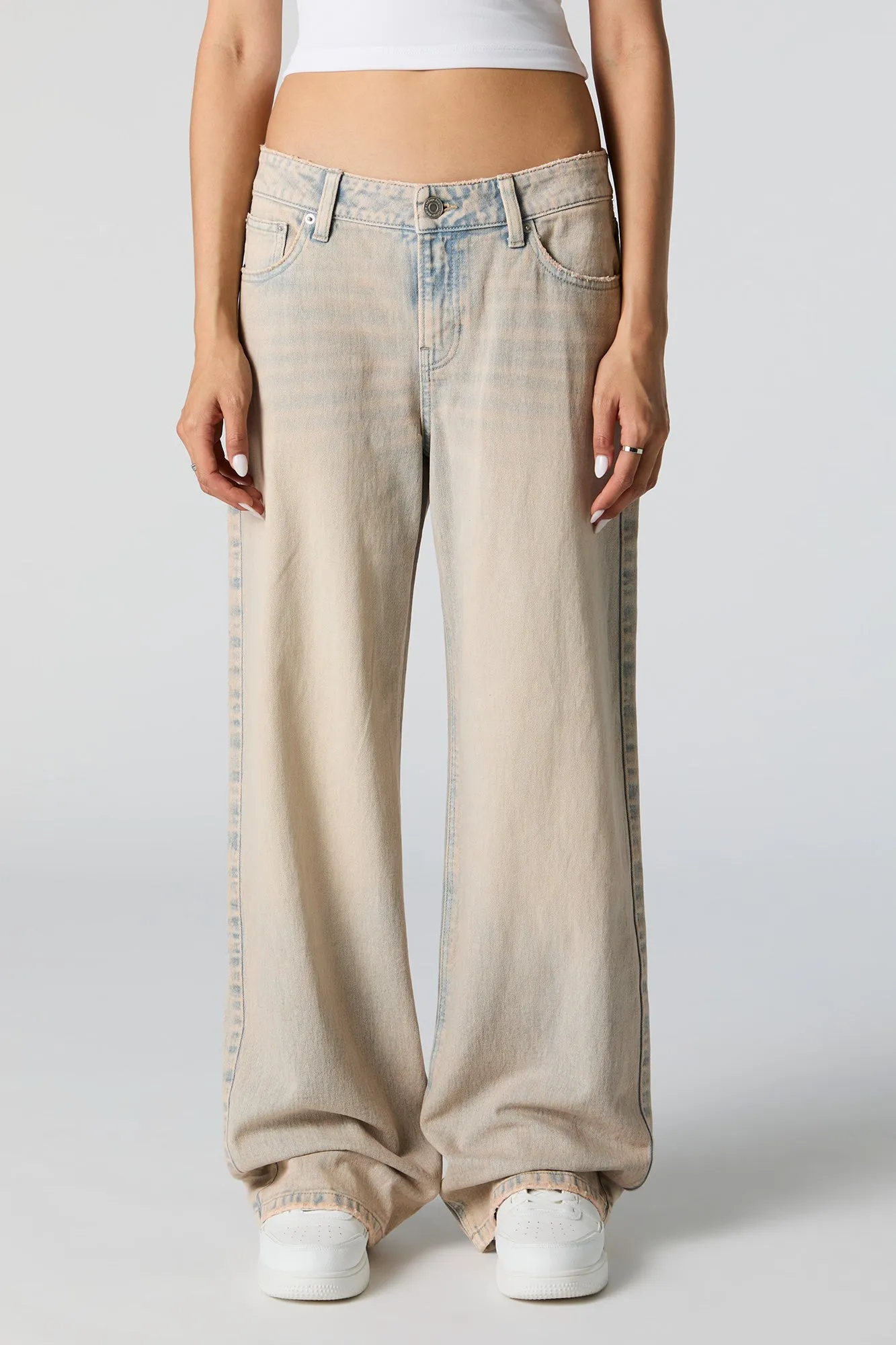 Vintage Wash Low Rise Skater Jean sold by Urban Planet product image thumbnail 2