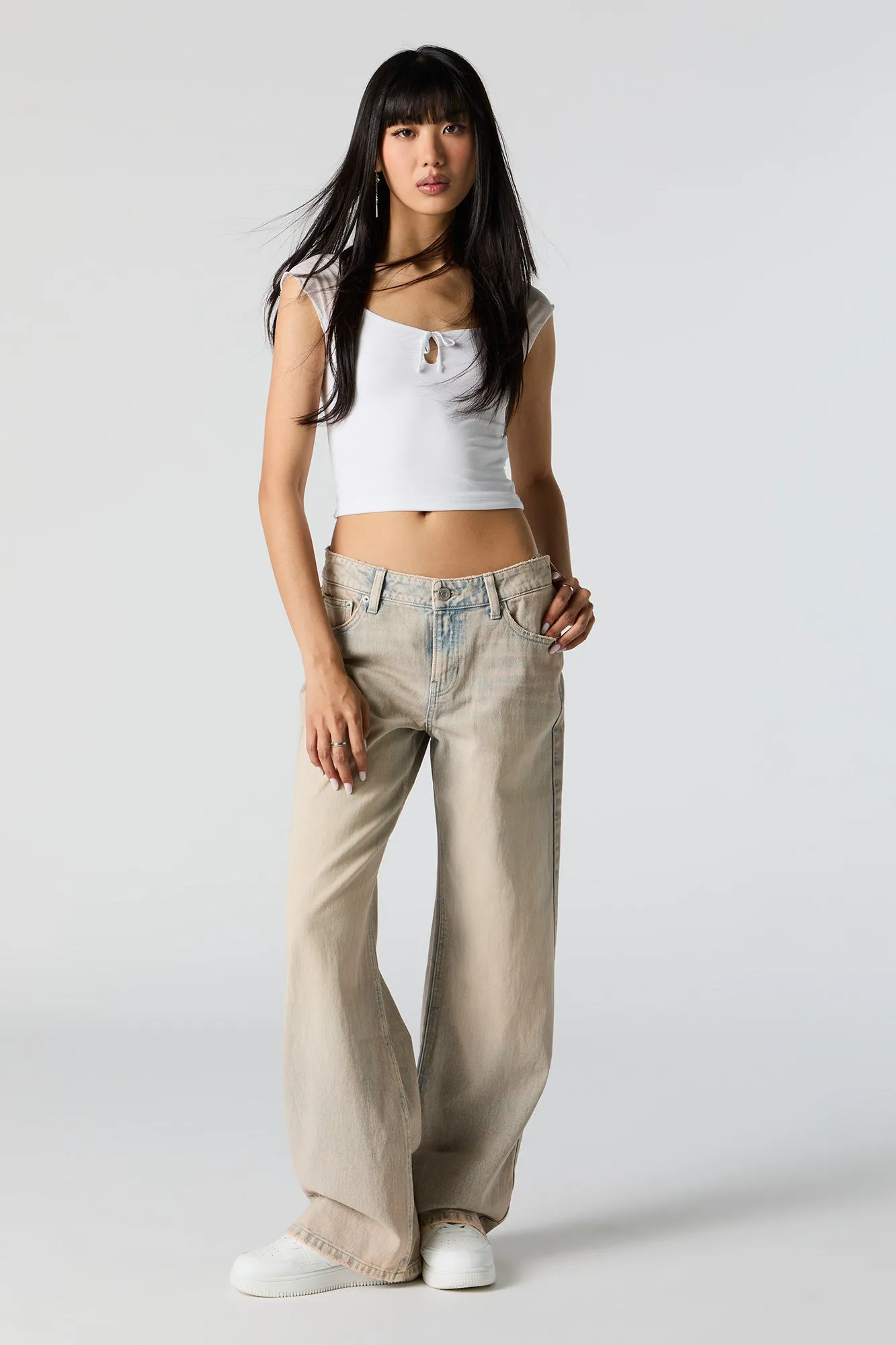 Vintage Wash Low Rise Skater Jean sold by Urban Planet