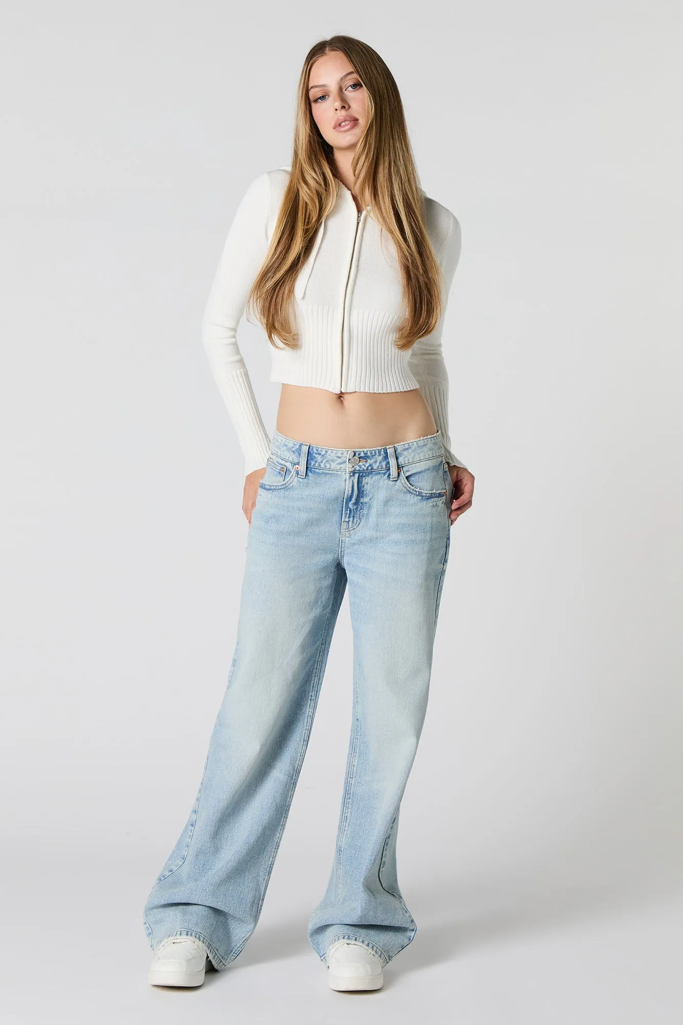 Medium Wash Low Rise Skater Jean sold by Urban Planet