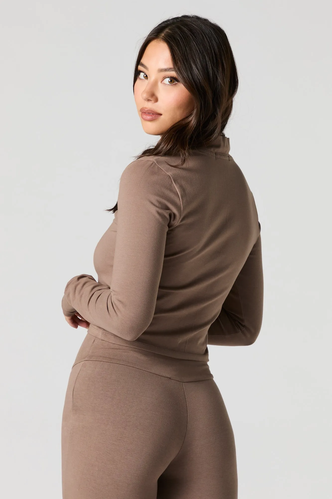 Active Half Zip Long Sleeve Top sold by Urban Planet product image thumbnail 2