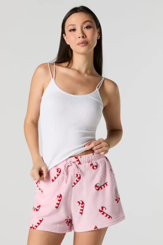Short de pyjama de Noël en peluche imprimée sold by Urban Planet