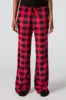 Plaid Plush Pajama Bottom sold by Urban Planet