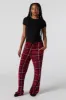Plaid Plush Pajama Bottom sold by Urban Planet