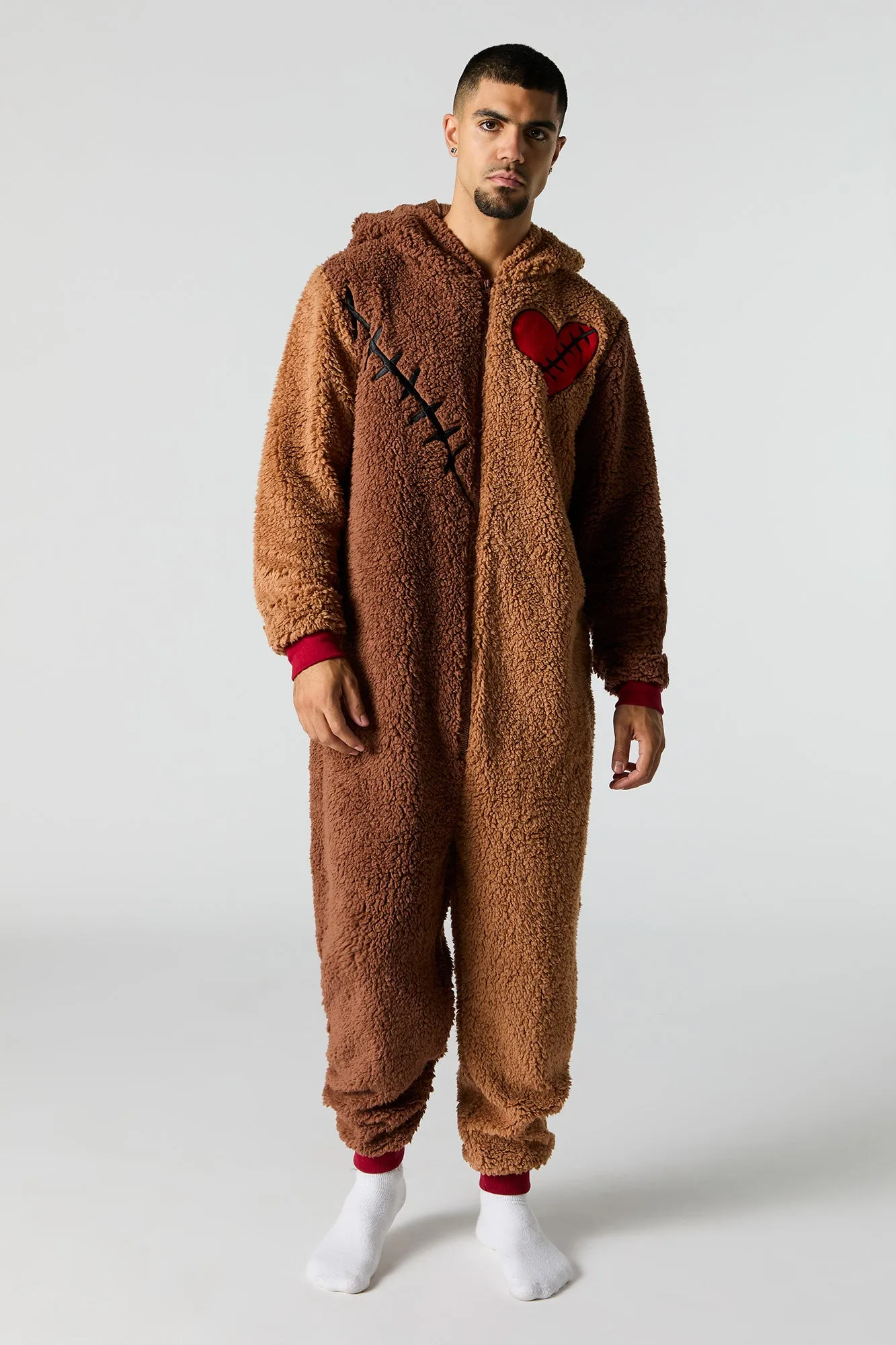3D Sherpa Bear Onesie sold by Urban Planet product image thumbnail 2
