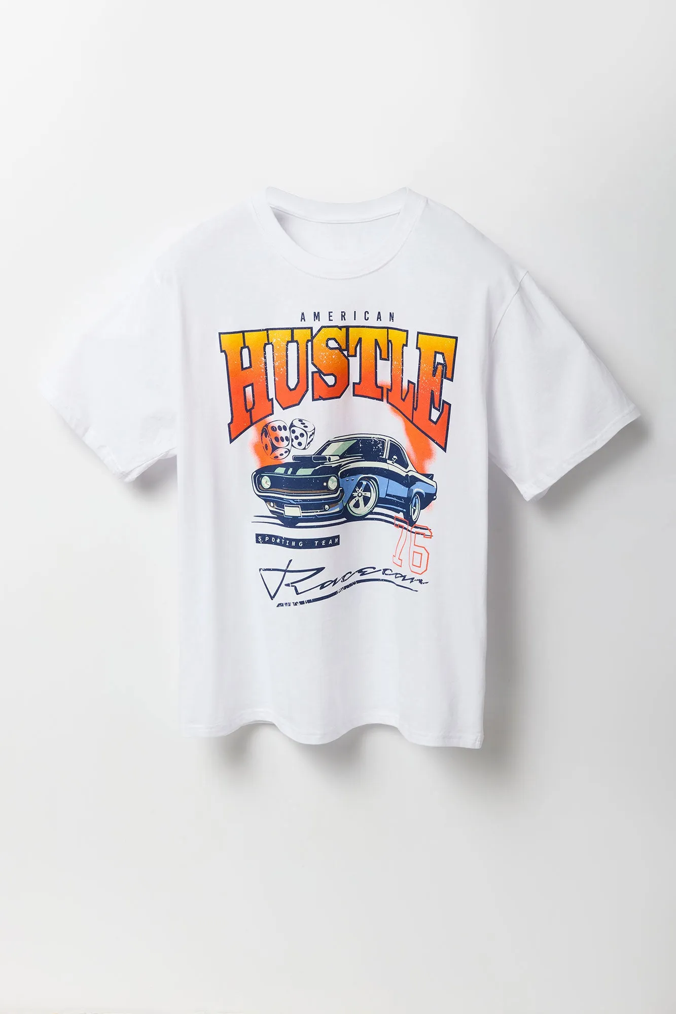 American Hustle Graphic T-Shirt sold by Urban Planet product image thumbnail 4