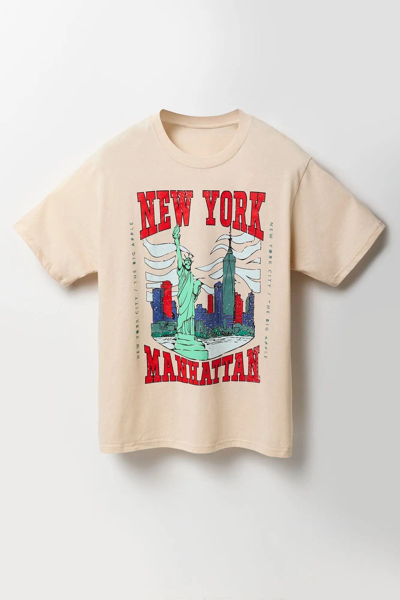 T-shirt à imprimé New York Manhattan sold by Urban Planet product image thumbnail 4