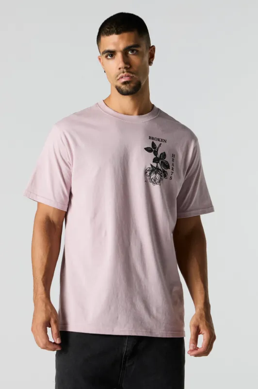 T-shirt à imprimé Broken Hearts sold by Urban Planet
