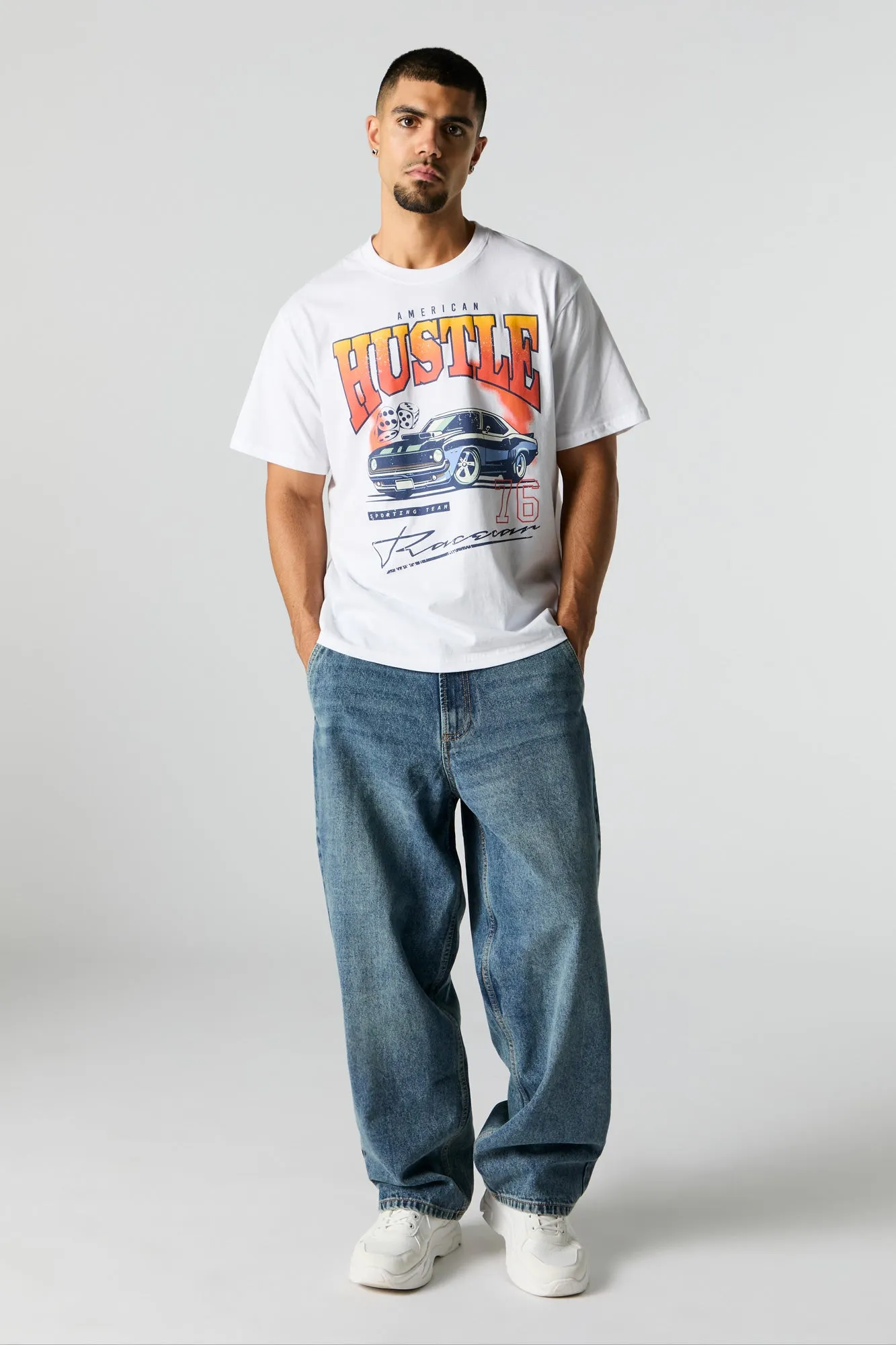 T-shirt à imprimé American Hustle sold by Urban Planet product image thumbnail 2