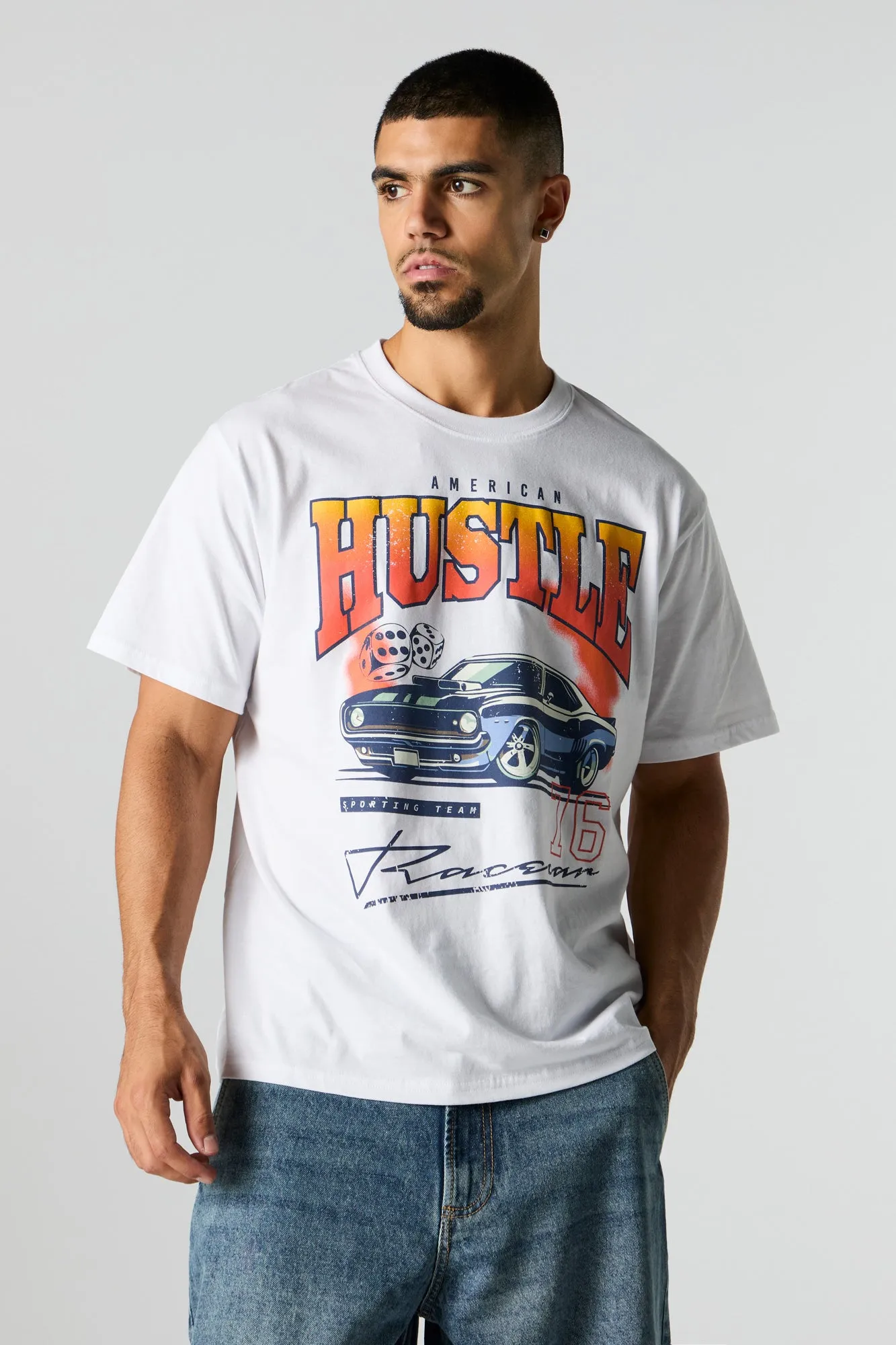 T-shirt à imprimé American Hustle sold by Urban Planet