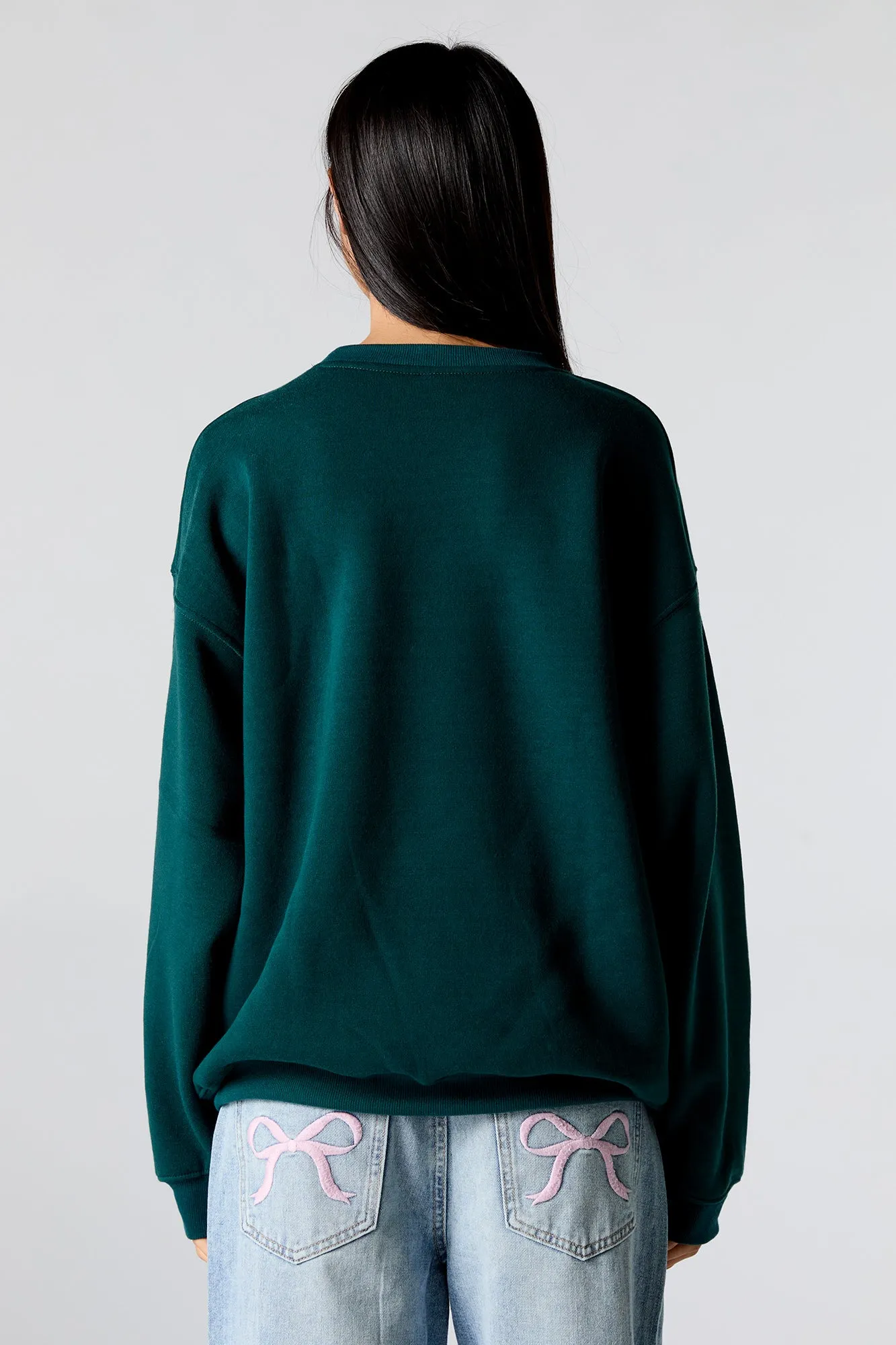 Chicago 24 Graphic Fleece Sweatshirt sold by Urban Planet product image thumbnail 2