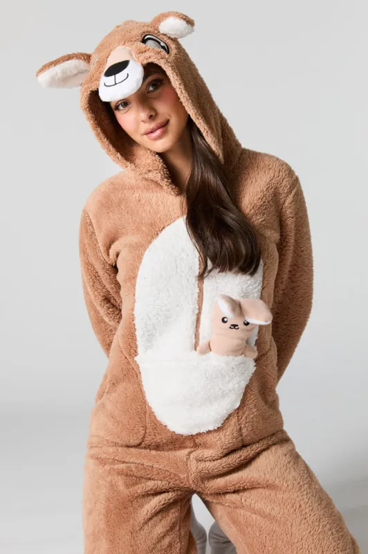 3D Kangaroo Plush Onesie sold by Urban Planet