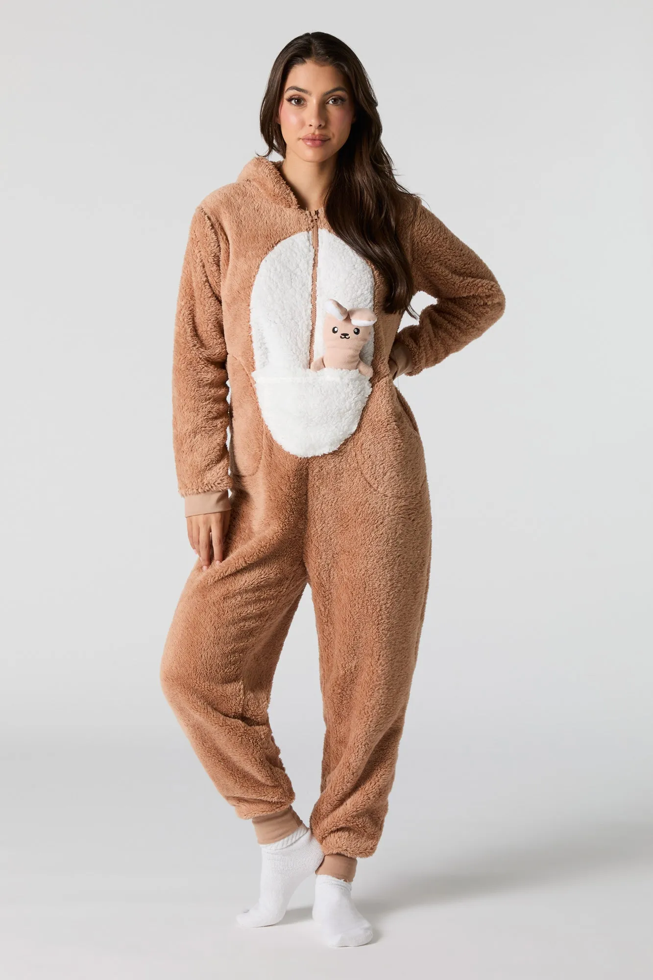 3D Kangaroo Plush Onesie sold by Urban Planet product image thumbnail 2